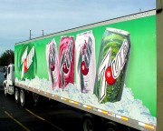 Vehicle wrap made for 7-up truck in Metairie